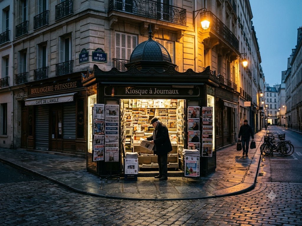 Le kiosque à journaux résiste-t-il encore à l'ère du tout numérique